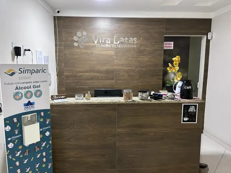 Recepção da Vira Latas Clínica Veterinária